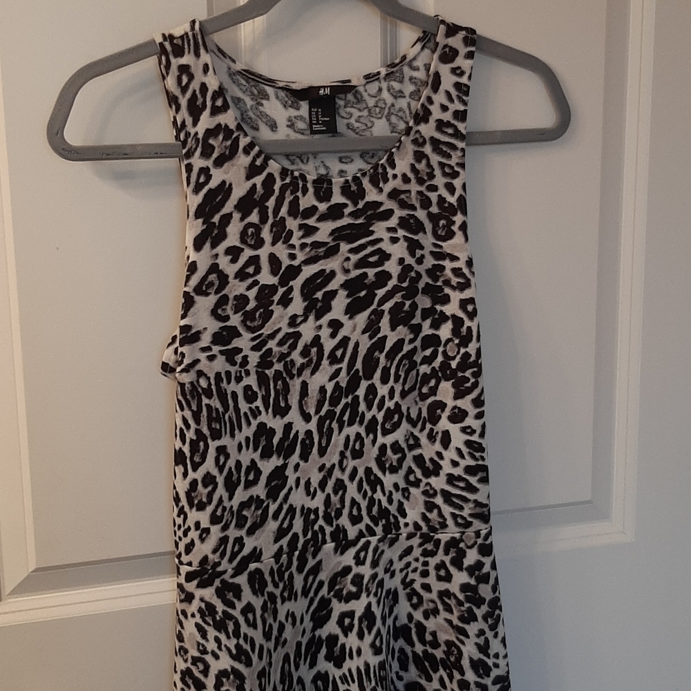 Leopard print dress